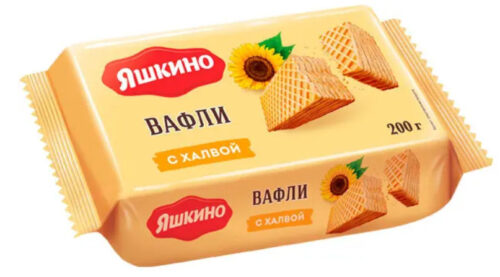 Ваф.Яшкино 200г*24 шт С халвой