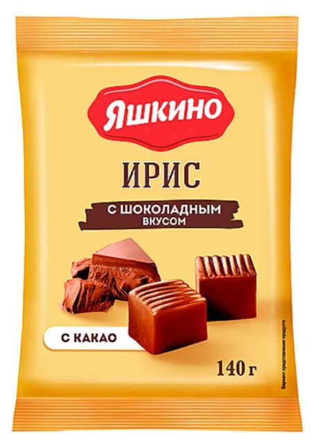 Ирис тираженный с шоколадным вкусом 140г 1/40