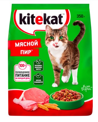 Китекет, с/к 350г*20, Мясной Пир