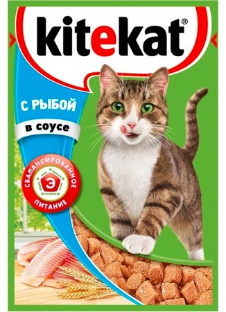 Китекет пауч рыба в соусе 28*85г