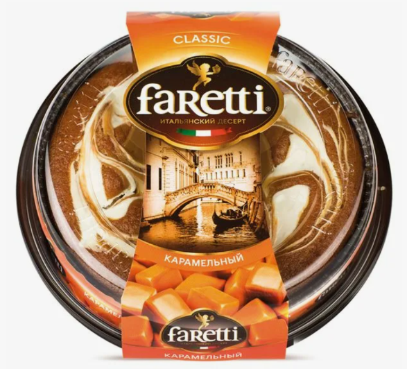 Пирог Faretti Classico "Карамельное" 350г*8