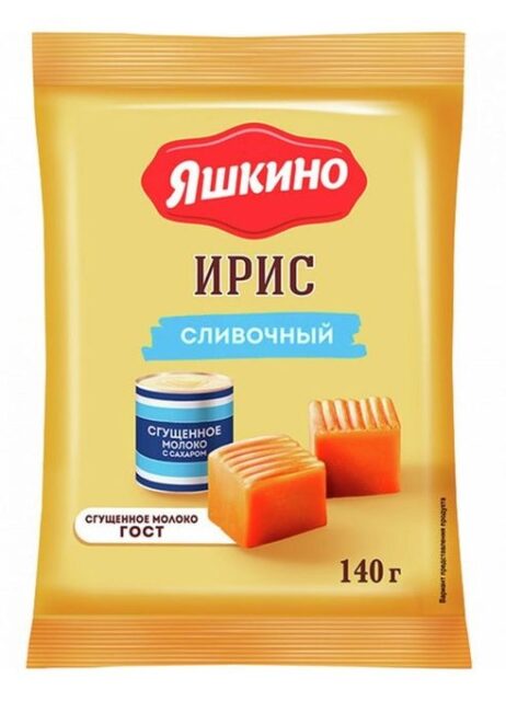 Ирис тираженный со сливочным вкусом 140г 1/40