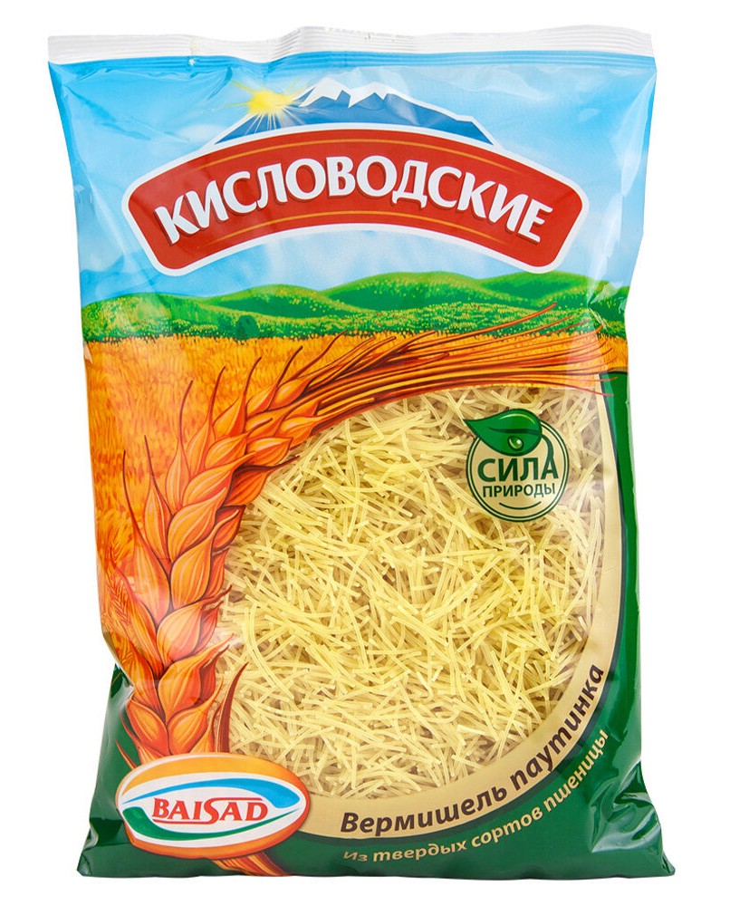 Мак.изд "Кисловодские" "Вермишель паутинка " гофр.1 кг*10шт