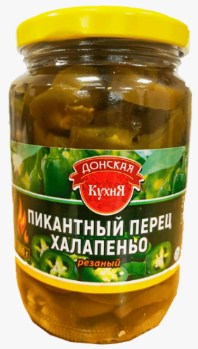 Халапеньо резанные стекло Донская Кухня 370мл*12