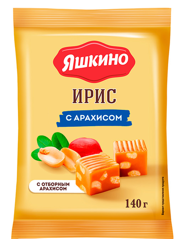 Ирис тираженный с арахисом 140г 1/40