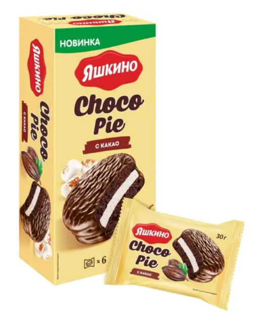Муч.конд.изд.глазир.Яшкино Choco Pie какао 180г*16 шт