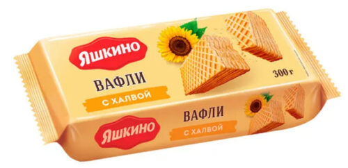 Ваф.Яшкино 300г*15 шт С халвой