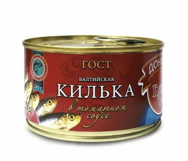 Килька балтийская нераздел. в т/с 230гр*24 ключ Донская кухня