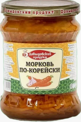 Морковь по-корейски 450г ст/б *6твист "Давыдовский продукт"