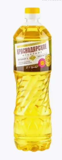 Масло "Краснодарское Отборное" раф.дез 1л/15