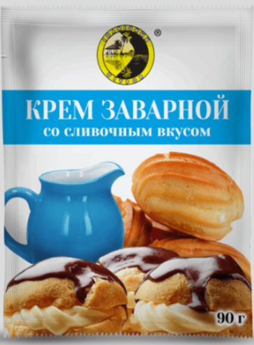 Крем заварной Сливочный 90г*16шт "Солнечный остров"