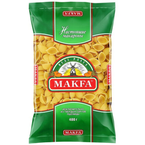 Макароны (МАКФА) Ракушки группа А 20х400гр