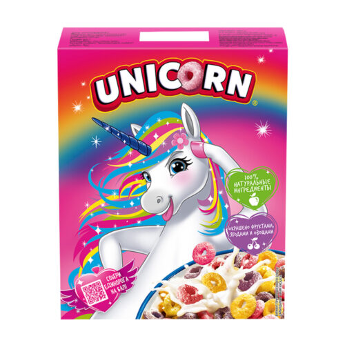 Готов завтр Радужные Колечки "Unicorn" 195 г. 1х10