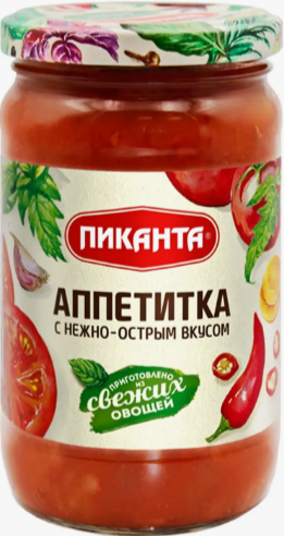 Аппетитка 6х360гр с нежно-острым вкусом (ПИКАНТА)