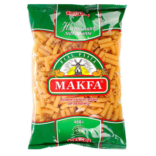 Макароны (МАКФА) Рожки группа А 20х400гр