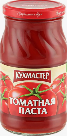 Томатная Паста ст/б 12х370гр (Кухмастер)