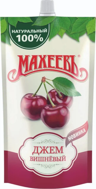 Джем Вишневый 14х400г. дой-пак (Махеевъ)