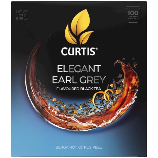 Curtis чай Elegant Earl Grey 100 пак по 1.7г 1х9 черный