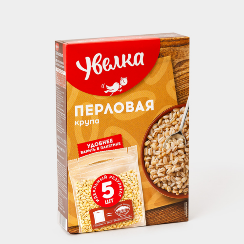Перловая крупа вар.пак. Увелка 6х400гр