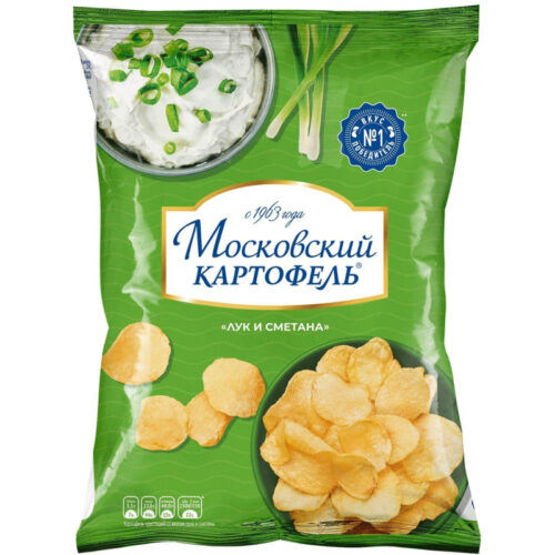 Московский Картофель 60г 1х12 Сметана и Лук