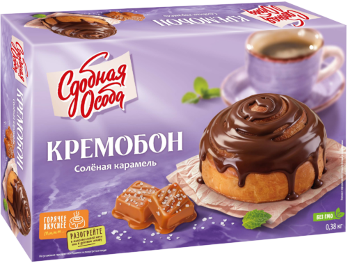 Кремобон соленая карамель Новинка !!! 0,380 1кор/6шт