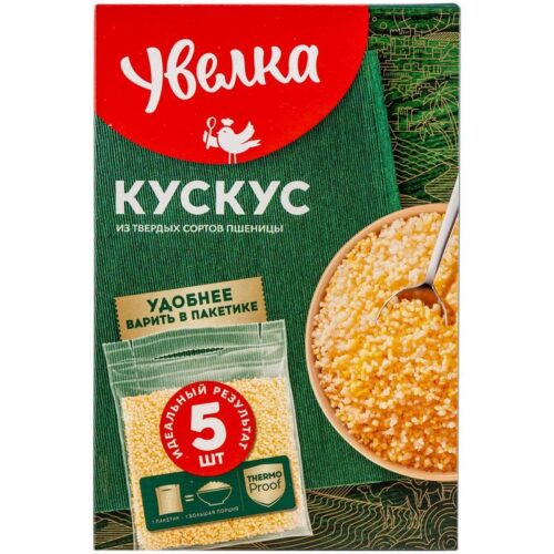 Крупа Кускус вар.пак. Увелка 6х400гр