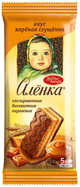 Аленка 150г.1х12 Бисквит Вареная Сгущенка