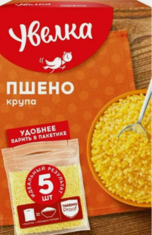 Пшено Увелка вар.пак. 6х400гр