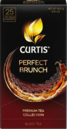 Curtis чай Perfect brunch 25 пак по 1.7г 1х12 черный