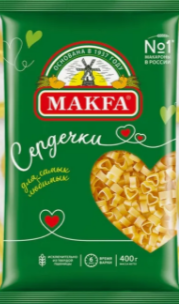 Макароны (МАКФА) Сердечки группа А 20х400гр