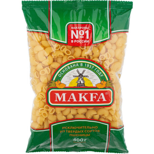 Макароны (МАКФА) Улитки группа А 20х400гр